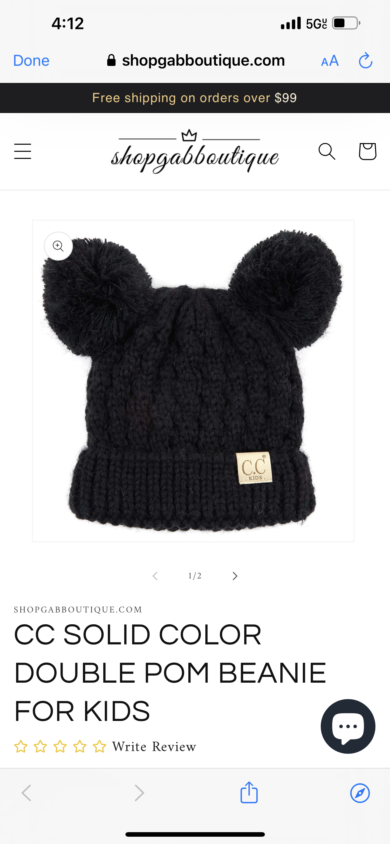 Kids beanie