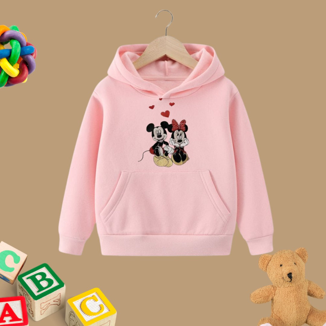 Pink Mickey Mouse Hoodie