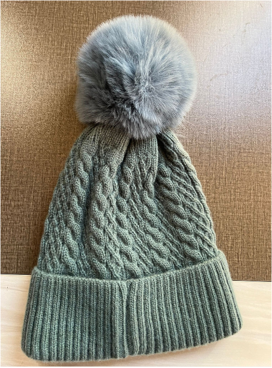 CABLE KNIT CUFFED BEANIE FOR ADULT