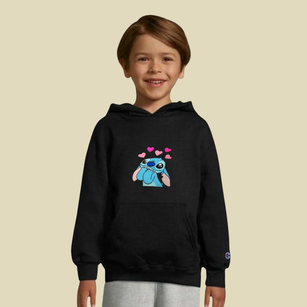 Stitch Black Hoodie for Toddlers