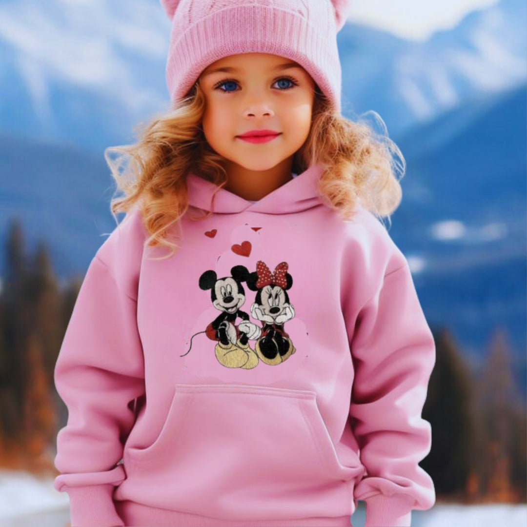 Pink Mickey Mouse Hoodie